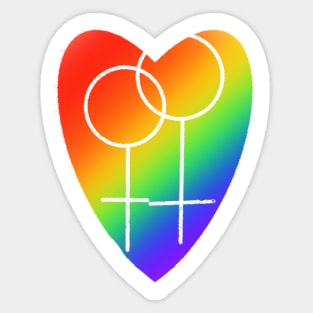 Love is love Sticker